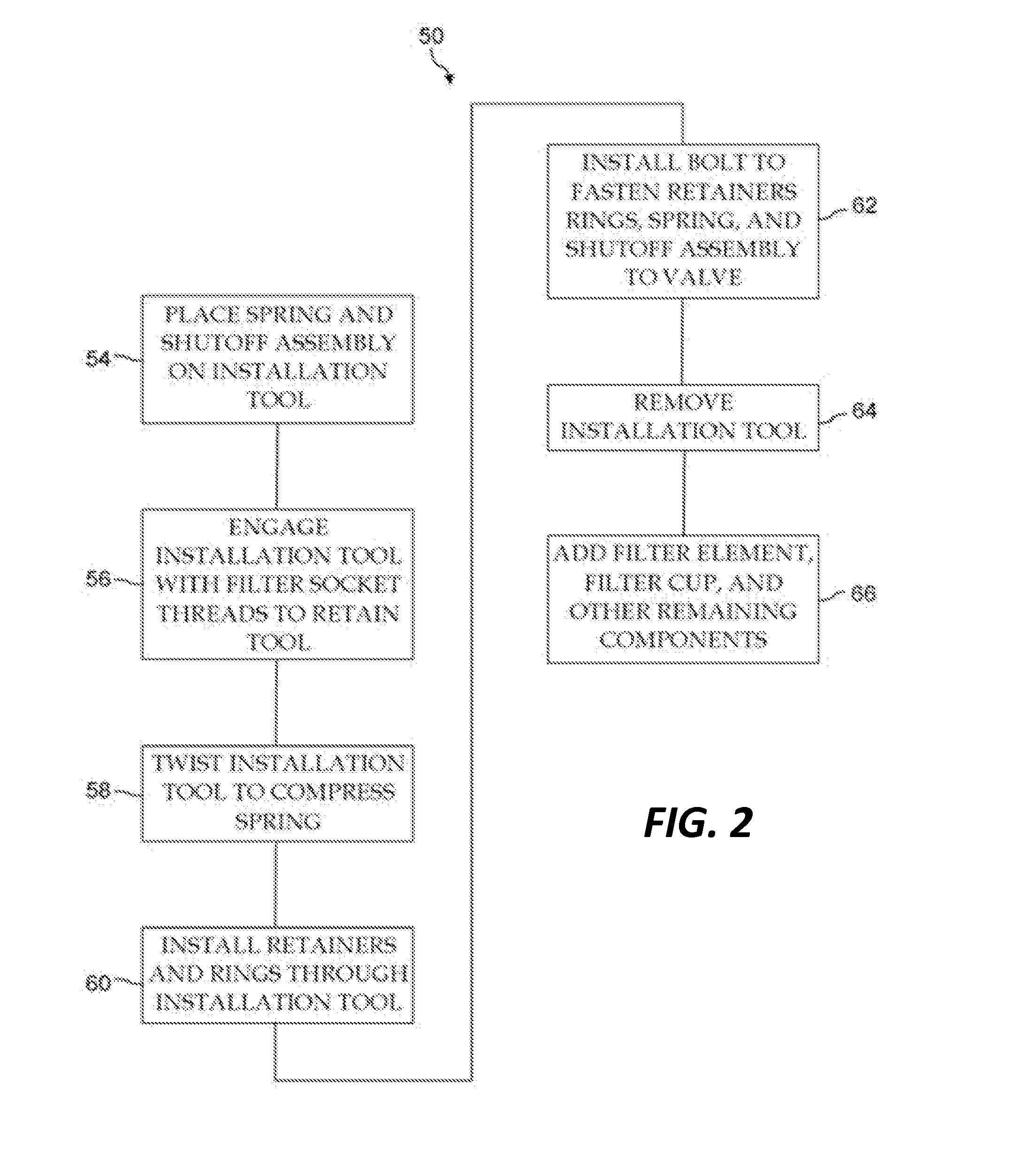 Fluid filter installation tool