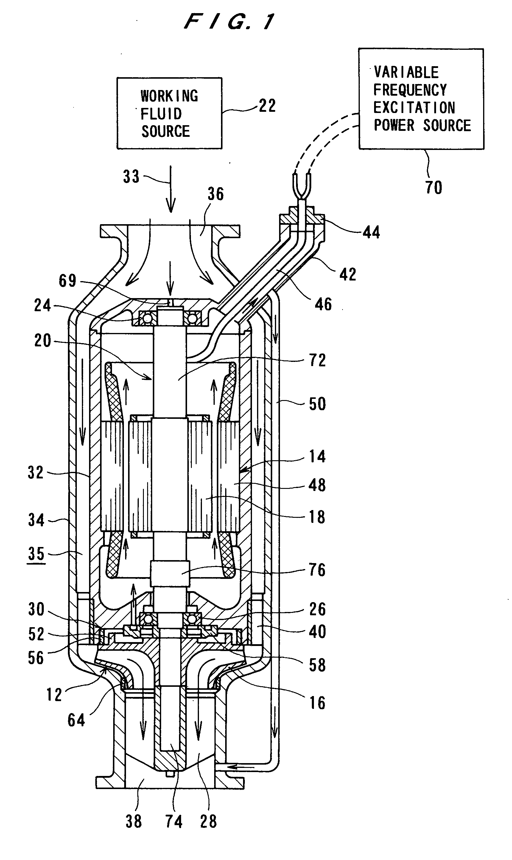 Submerged turbine generator