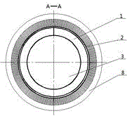 Spiral-spring wire brush type tube cleaner