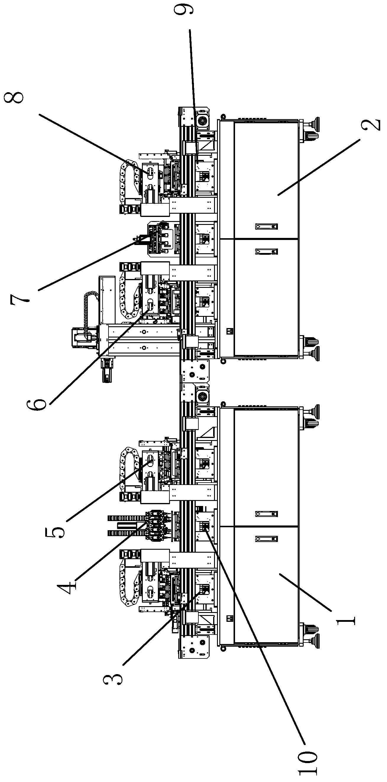 Magnetic core assembling machine