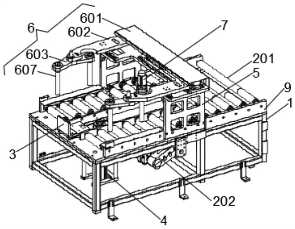 A tire automatic centering equipment suitable for automobile tire automatic tightening system