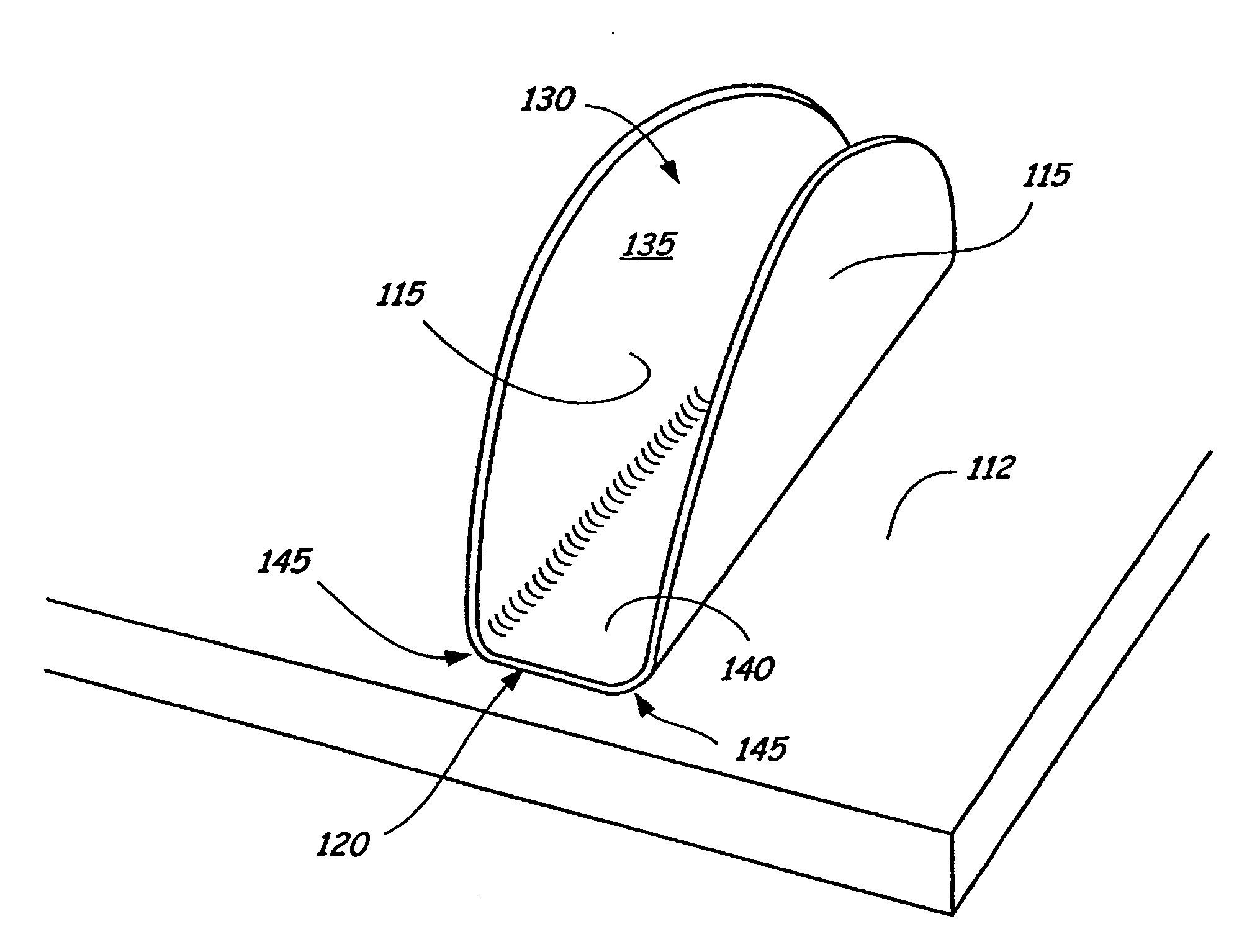 Square bottom taco shell