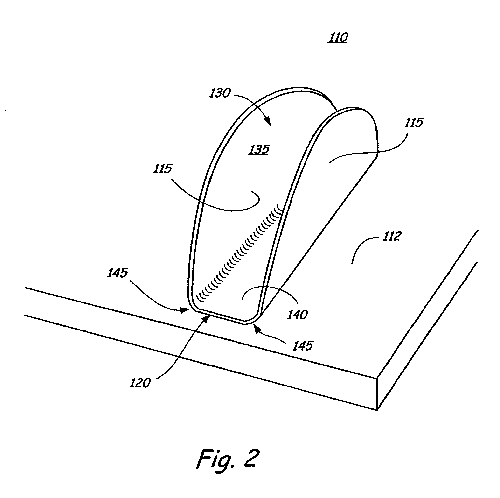 Square bottom taco shell