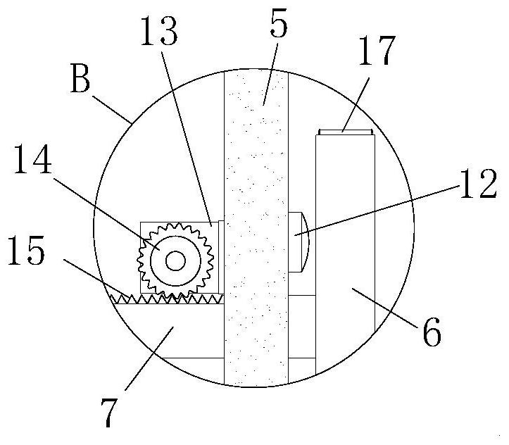 High-stability building curtain wall with wind shielding and dust blocking effects