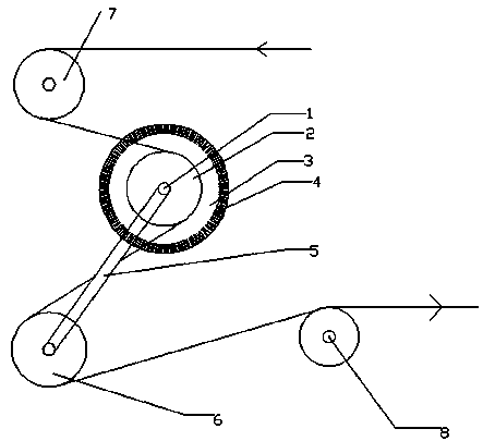 Yarn tension detector