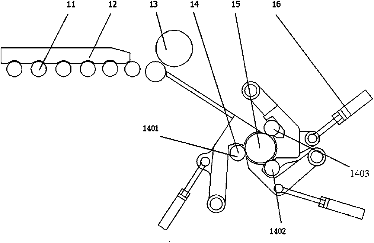 Coiler wrapper roller ladder-speed control method and control system thereof