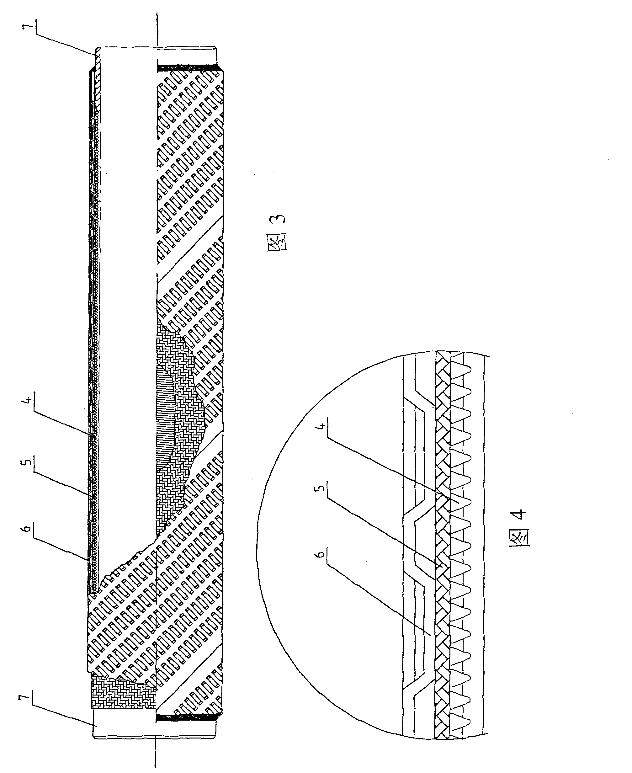 High-strength compound sand-prevention screen pipe and manufacture method thereof