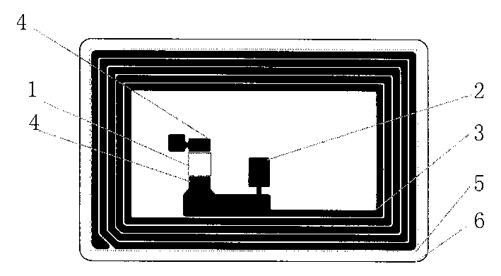 Non-contact cards producing method and non-contact cards thereby