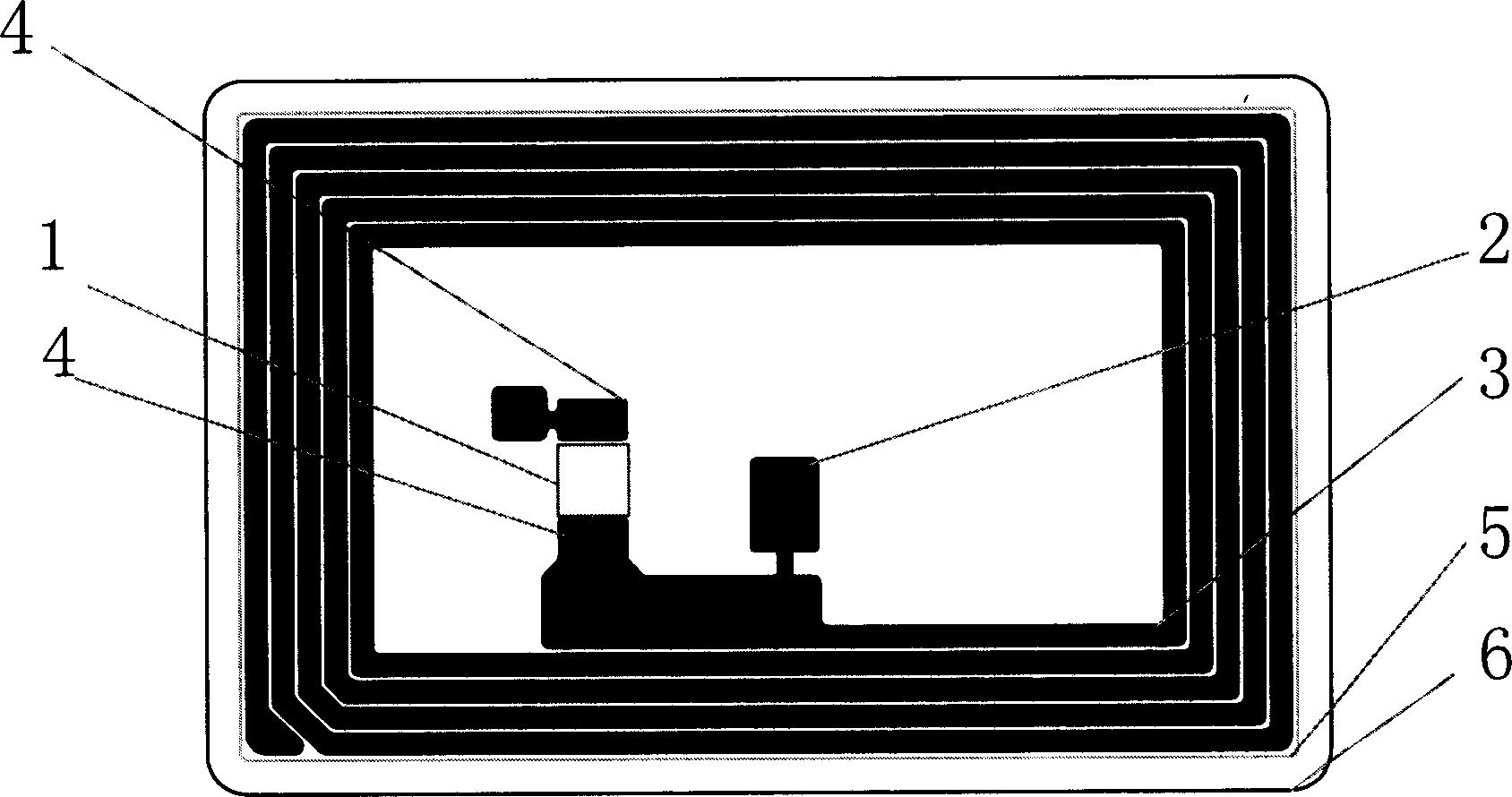 Non-contact cards producing method and non-contact cards thereby