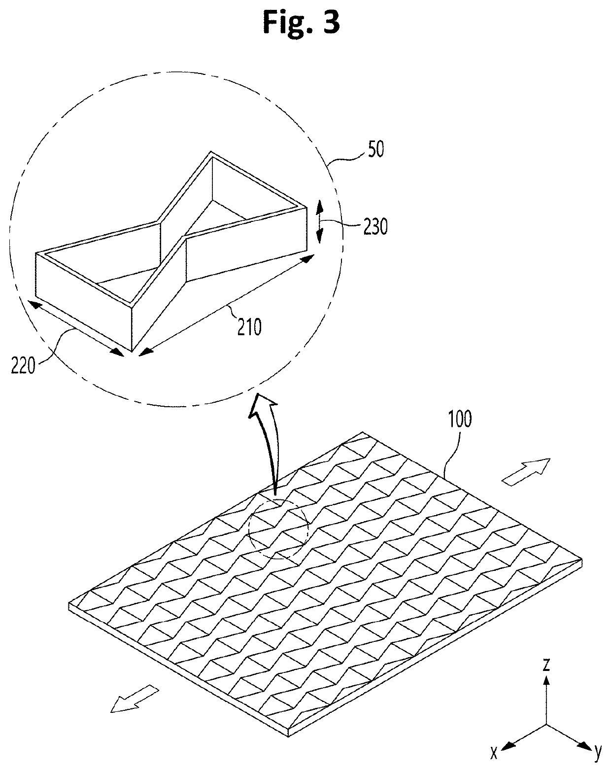 Mechanical-metamaterial-based stretchable sustrate with negative poisson's ratio and manufacturing method thereof