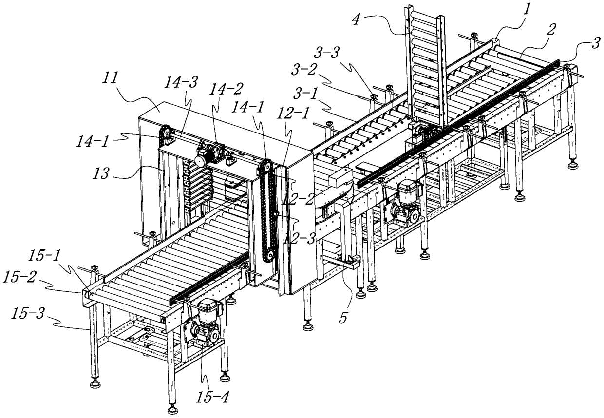 Conveying and cutting device for production of polystyrene foam boards