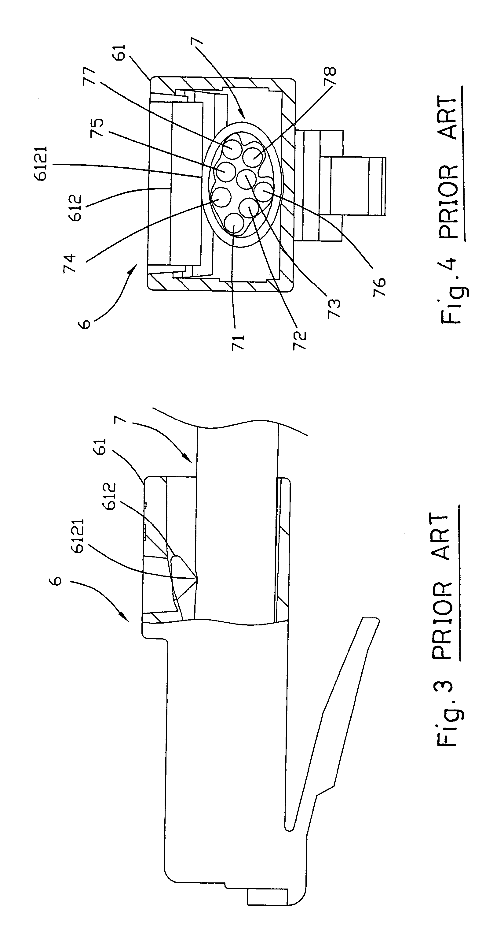 Plug for the transmission of high frequency/telecommunication signals