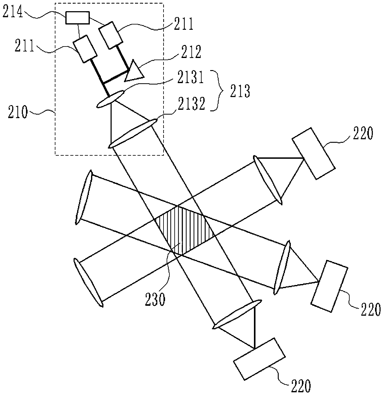 Flowing particle speed measuring method and system