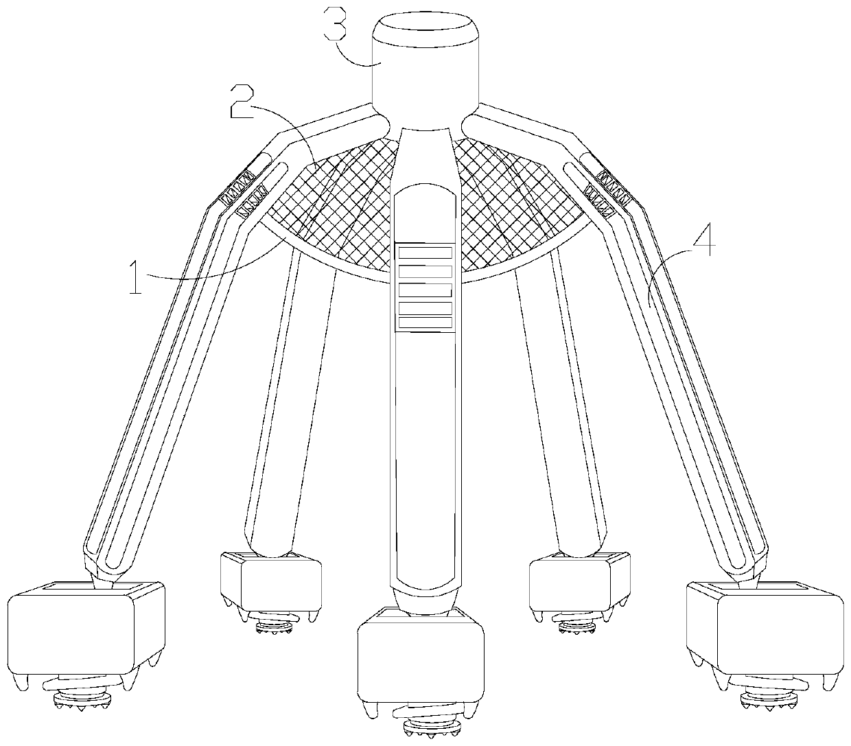 Illumination device for preventing floating dust and blocking light for greenhouse vegetable planting