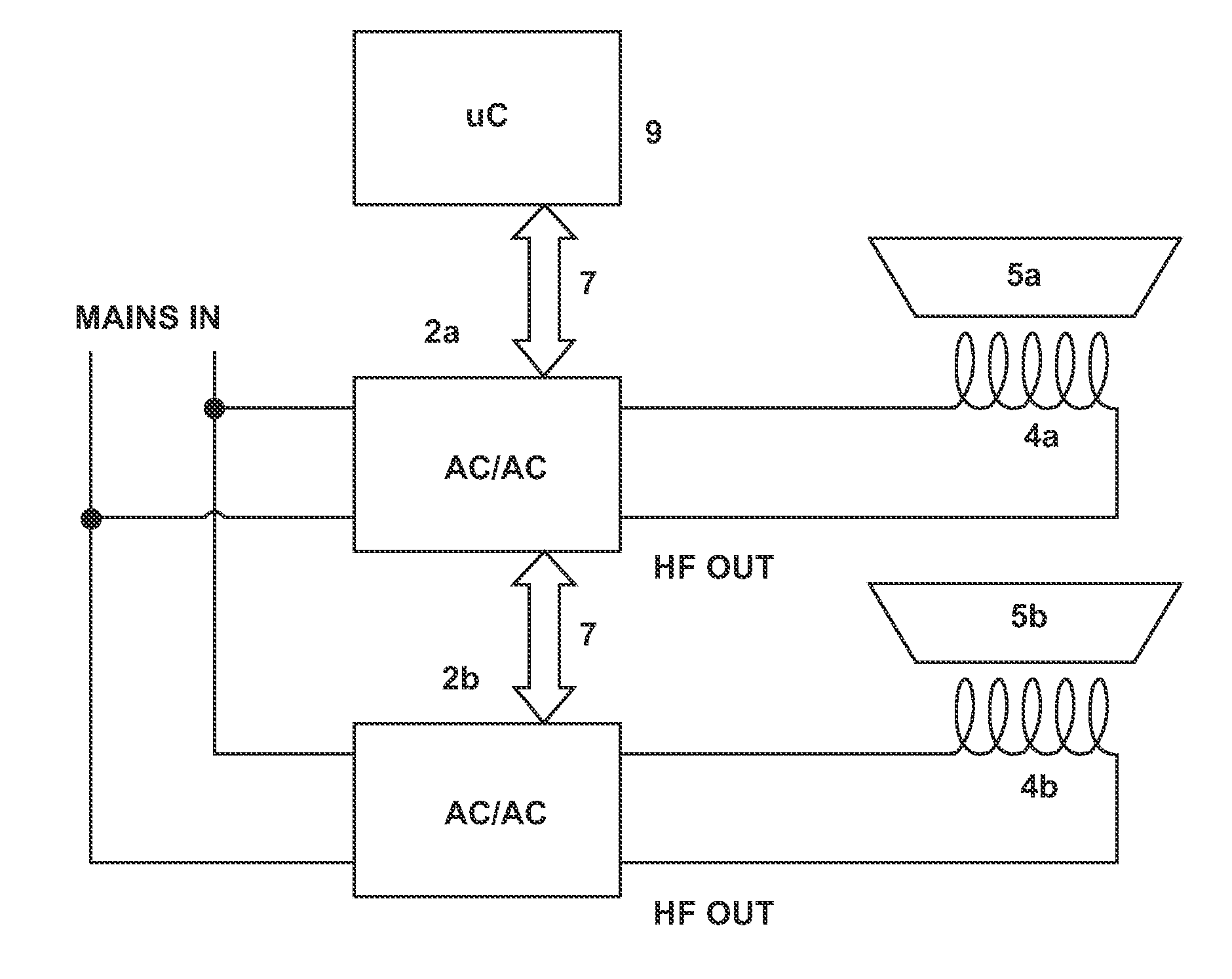 Method for supplying power to induction cooking zones of an induction cooking hob having a plurality of power converters, and induction cooking hob using such method