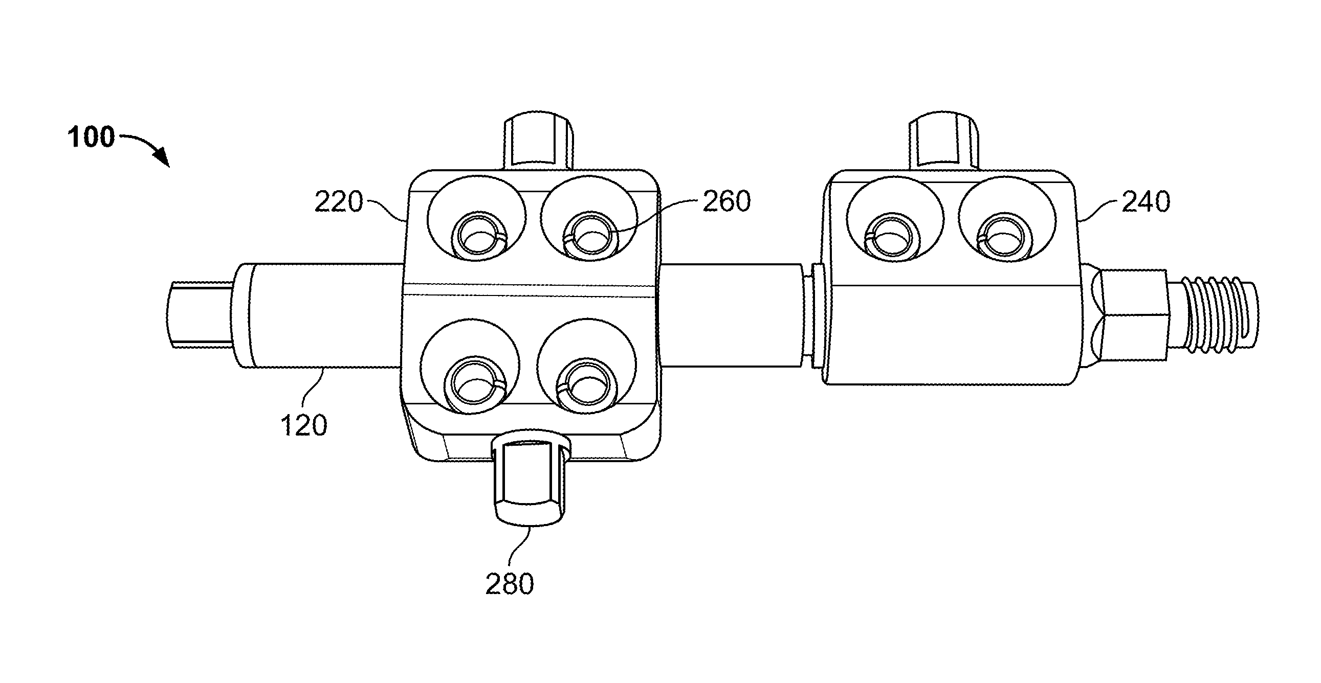 Mini-rail external fixator