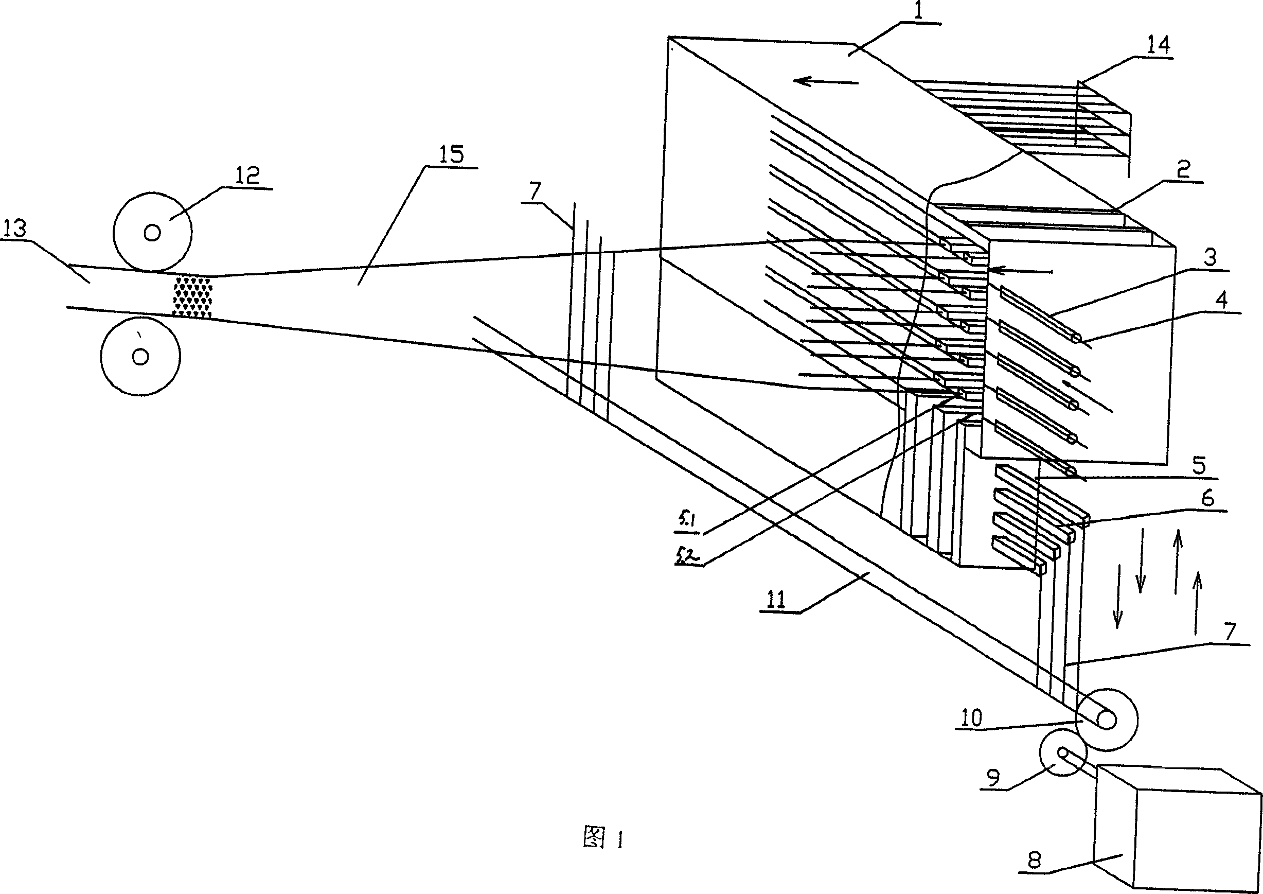 Warp-weft interleave interlayer penetration knitting machine and its weaving method