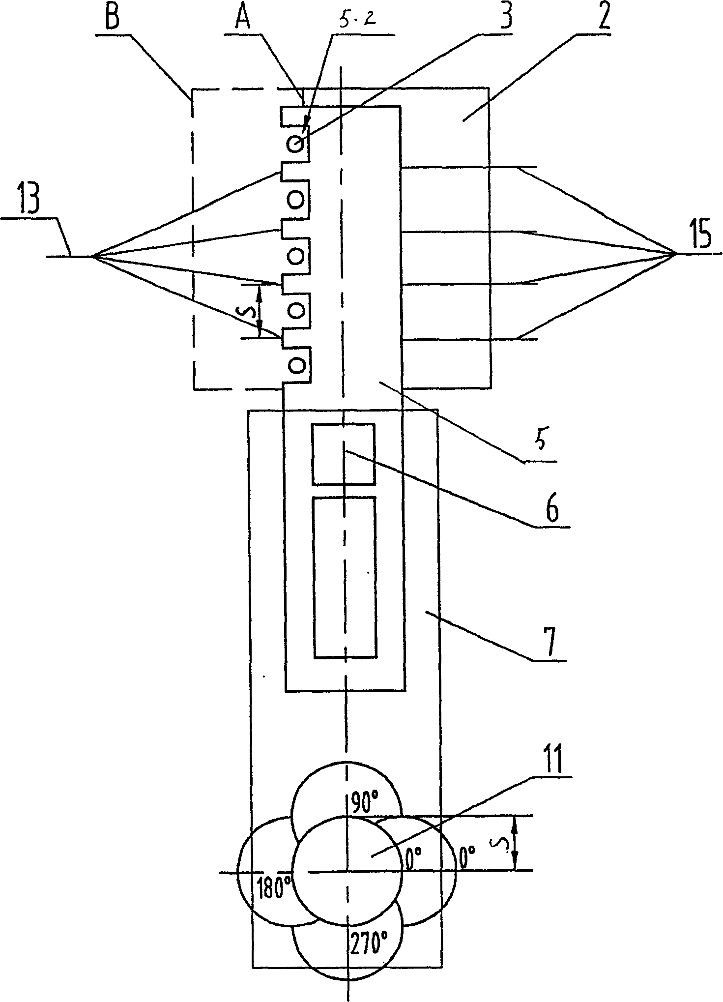 Warp-weft interleave interlayer penetration knitting machine and its weaving method