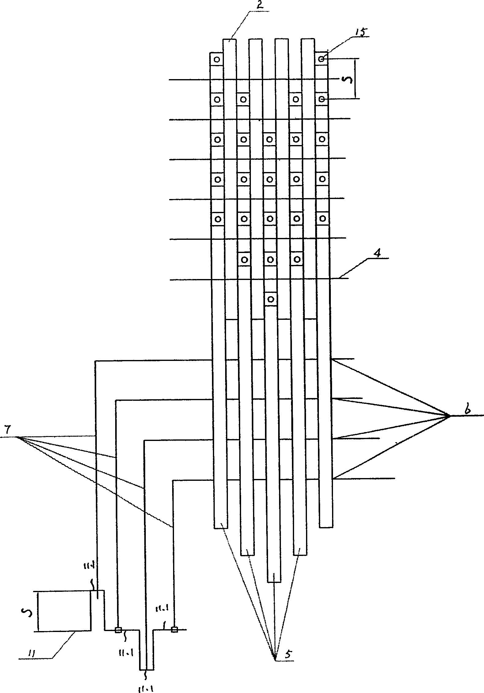 Warp-weft interleave interlayer penetration knitting machine and its weaving method