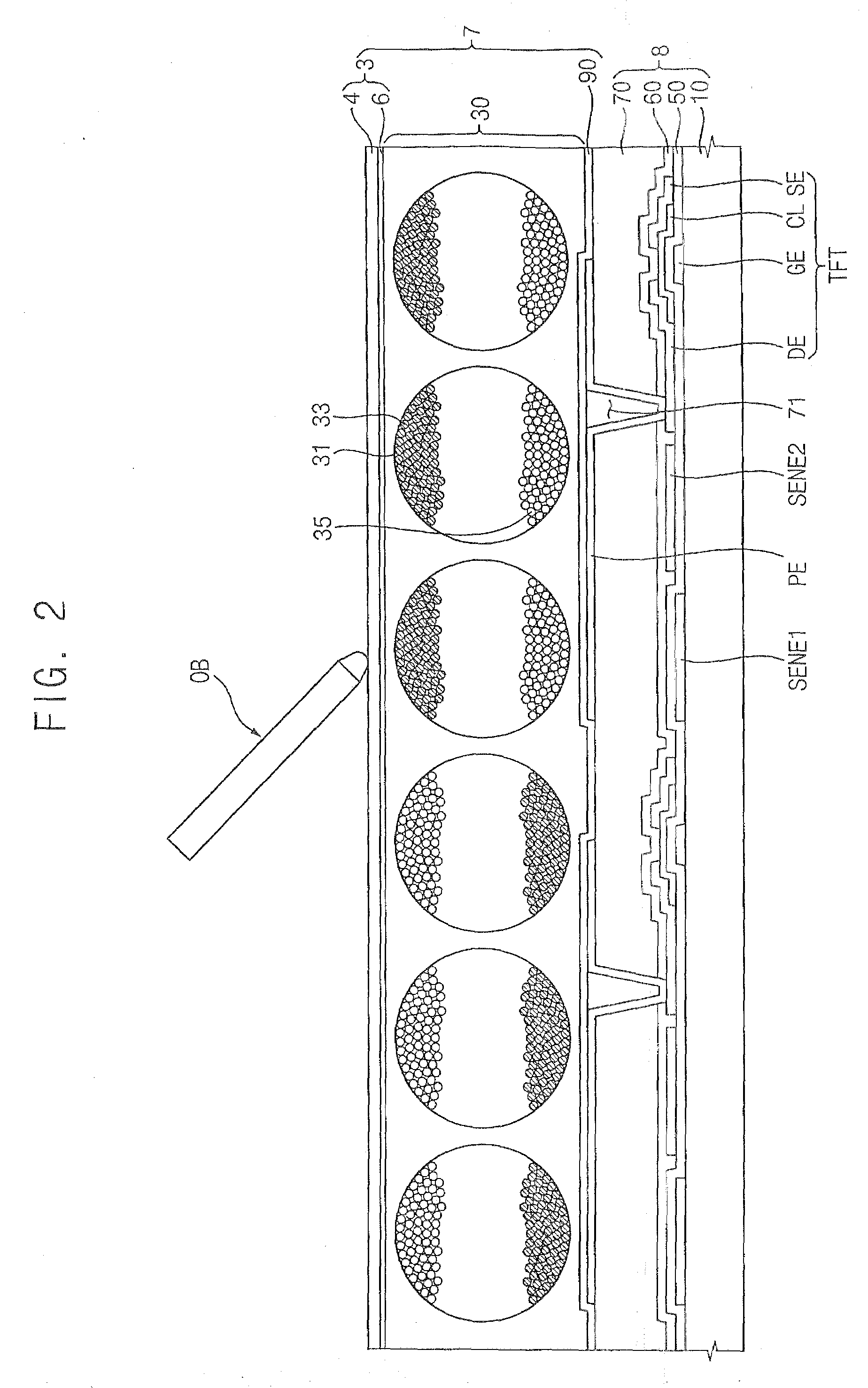 Touch screen display device and method of manufacturing the same