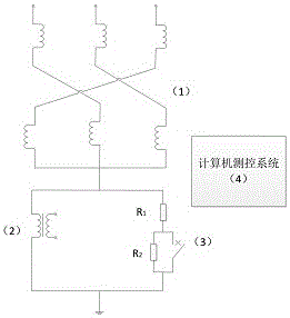 Dynamic resistance grounding mode of neutral point of power distribution network, and ground fault line selection method