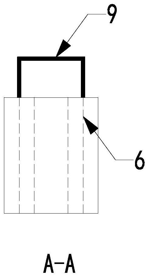 Prefabricated beam connecting support and connecting method