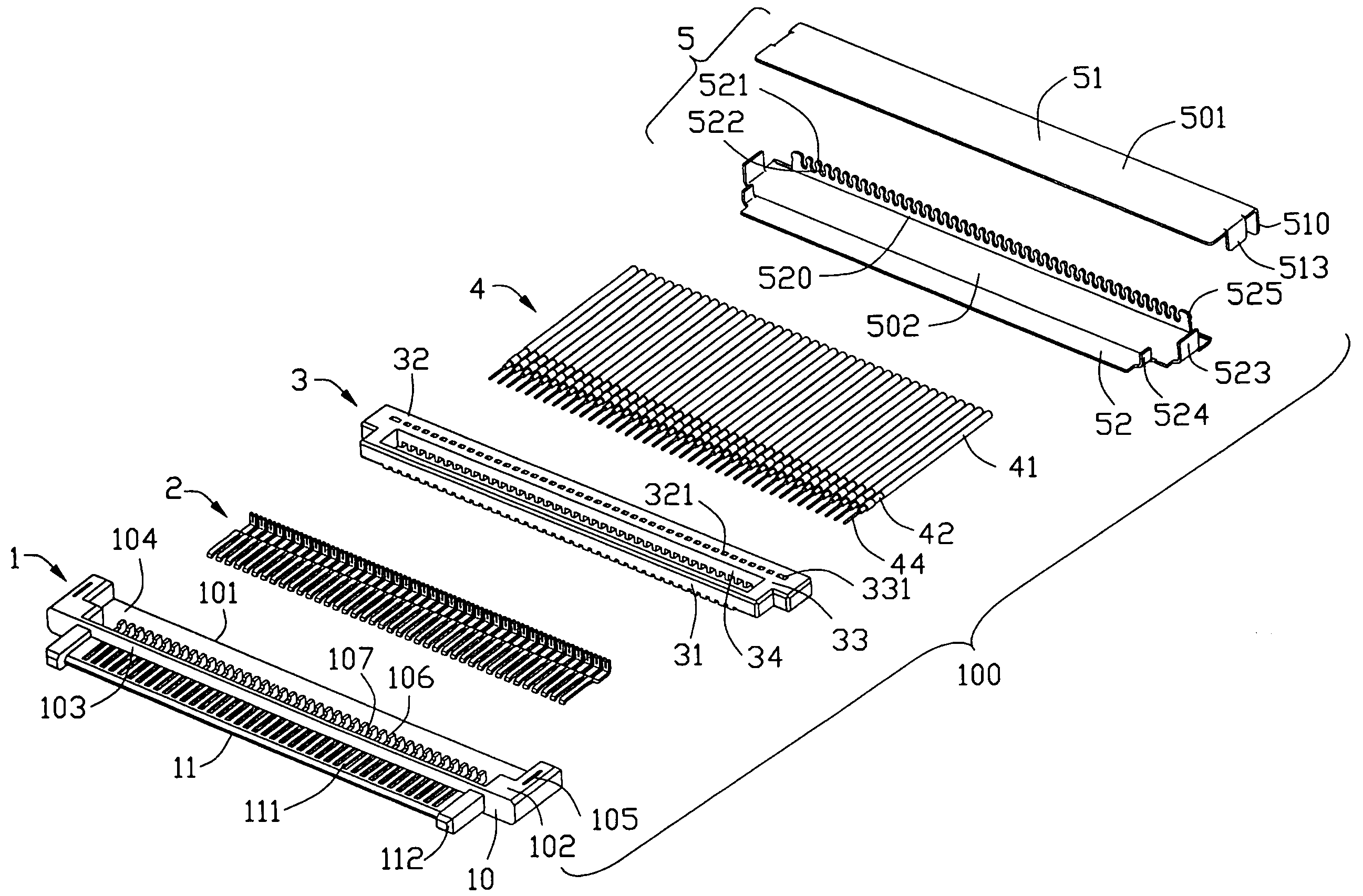 Micro coaxial cable connector assembly