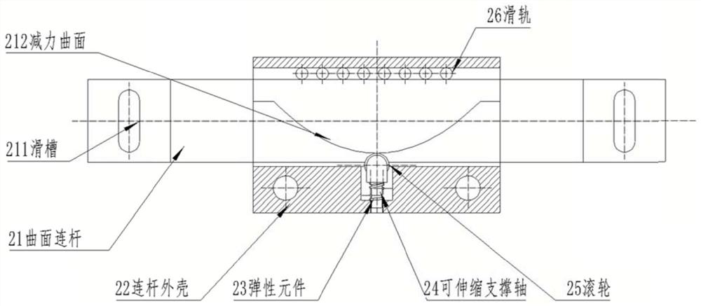 Steering engine torque compensation mechanism capable of reducing control surface torque