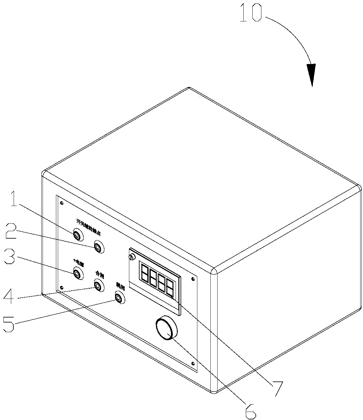 Tripping-prevention loop testing device for breaker