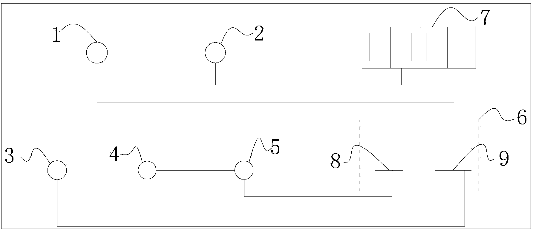 Tripping-prevention loop testing device for breaker