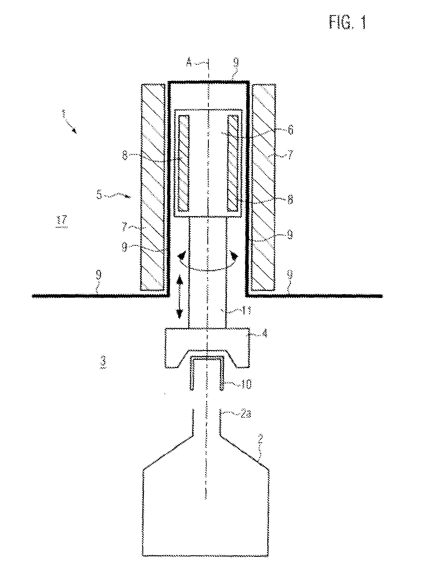 Closer for containers