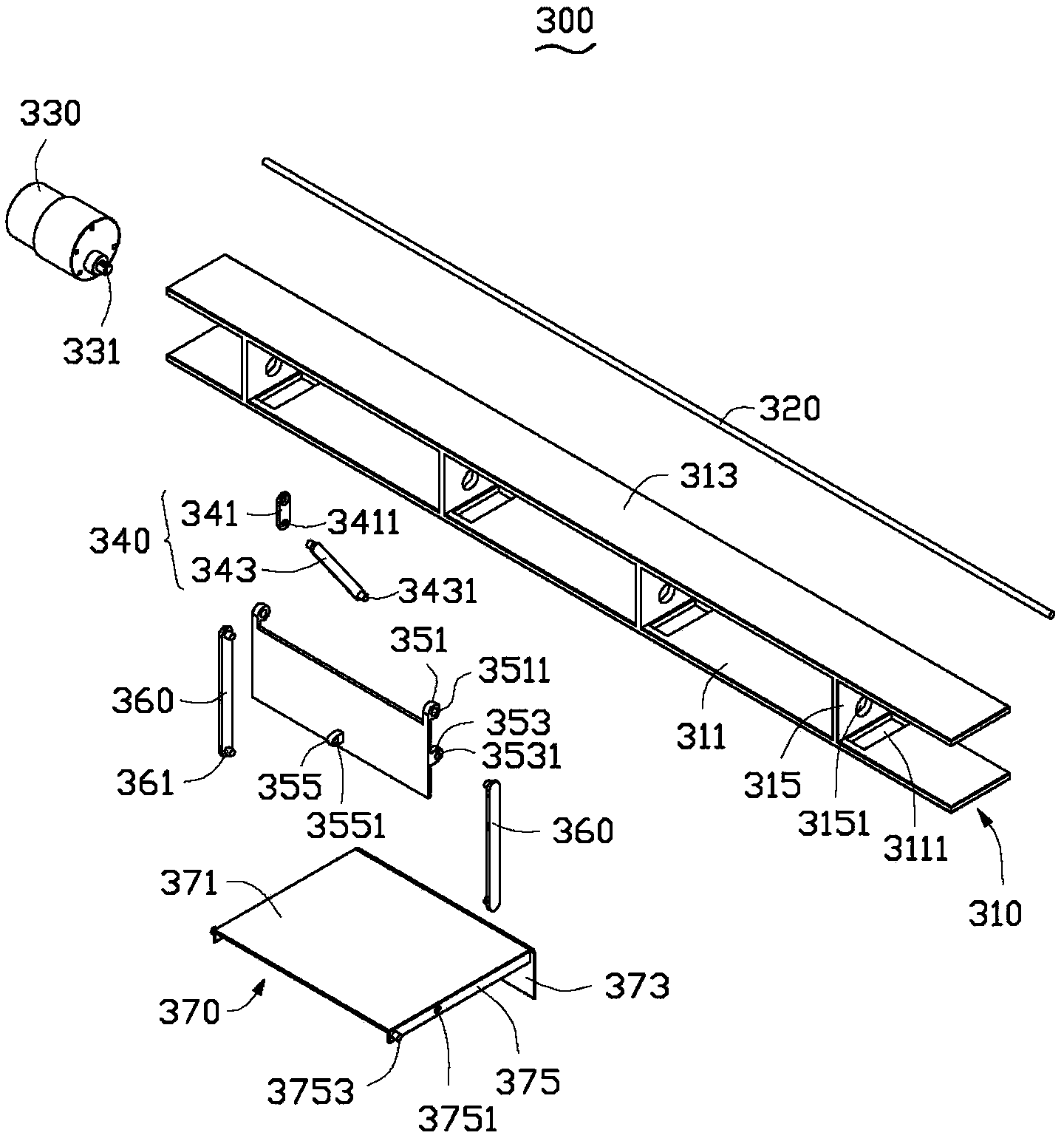 Goods discharging device of vending machine