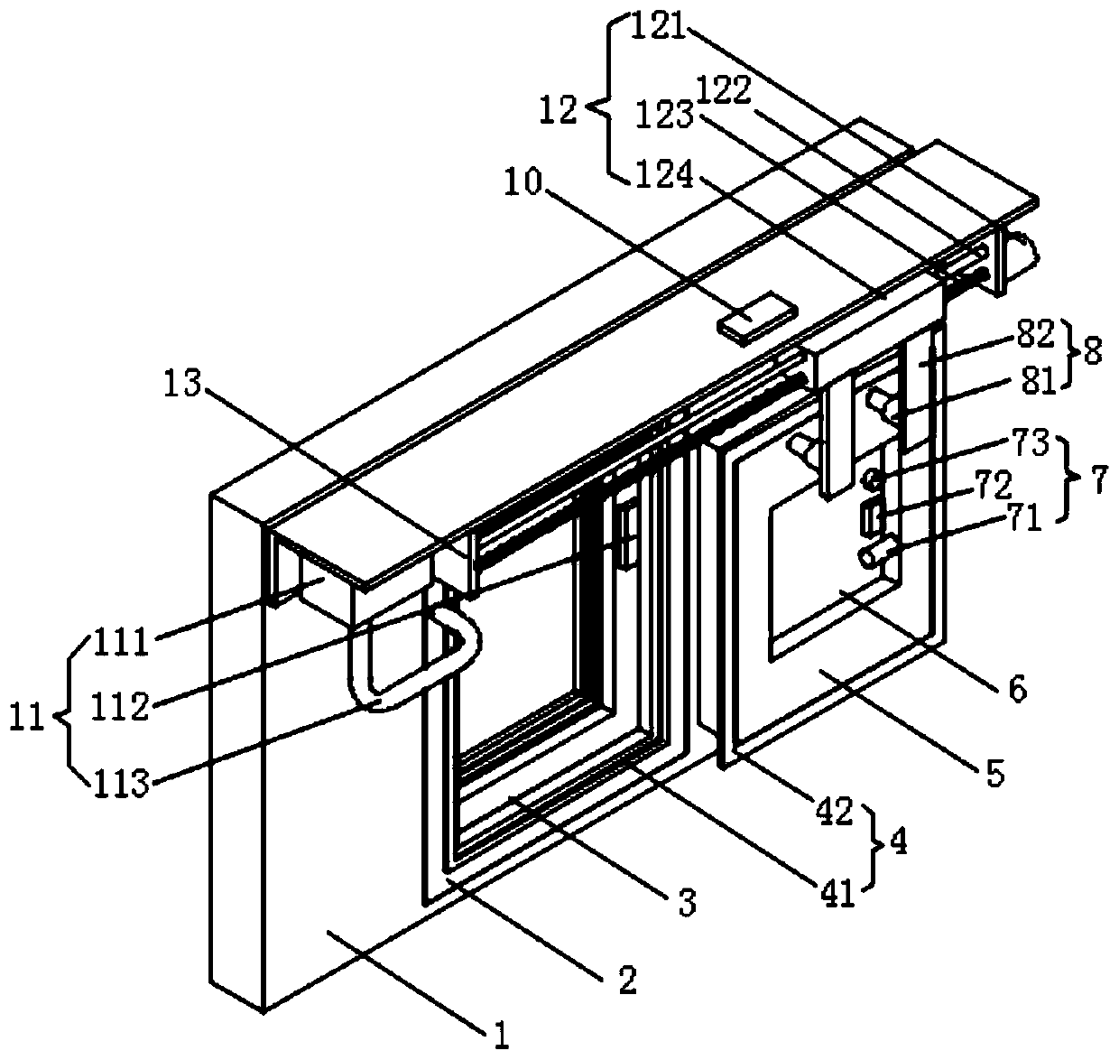 Medical airtight door