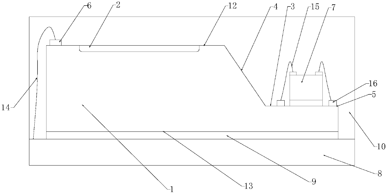 Fingerprint identification chip package structure and packaging method