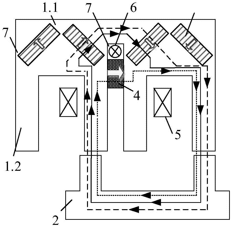 Flux-switching hybrid permanent magnet memory motor with high power density