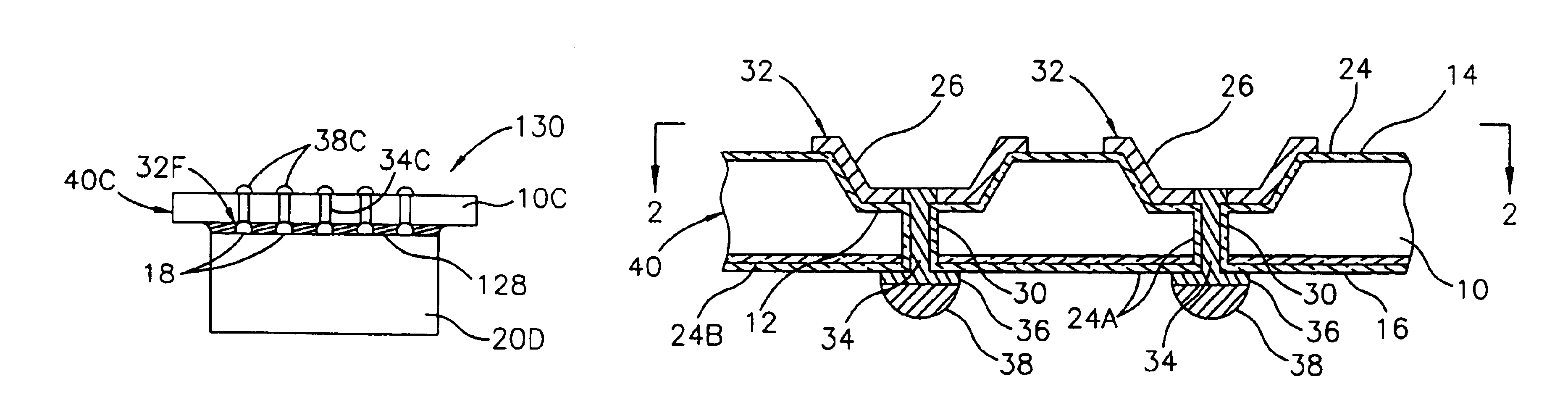 Semiconductor package having interconnect with conductive members