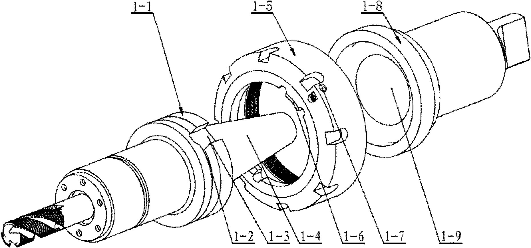 Rotary tool turret matching NC turning and milling center and machining method