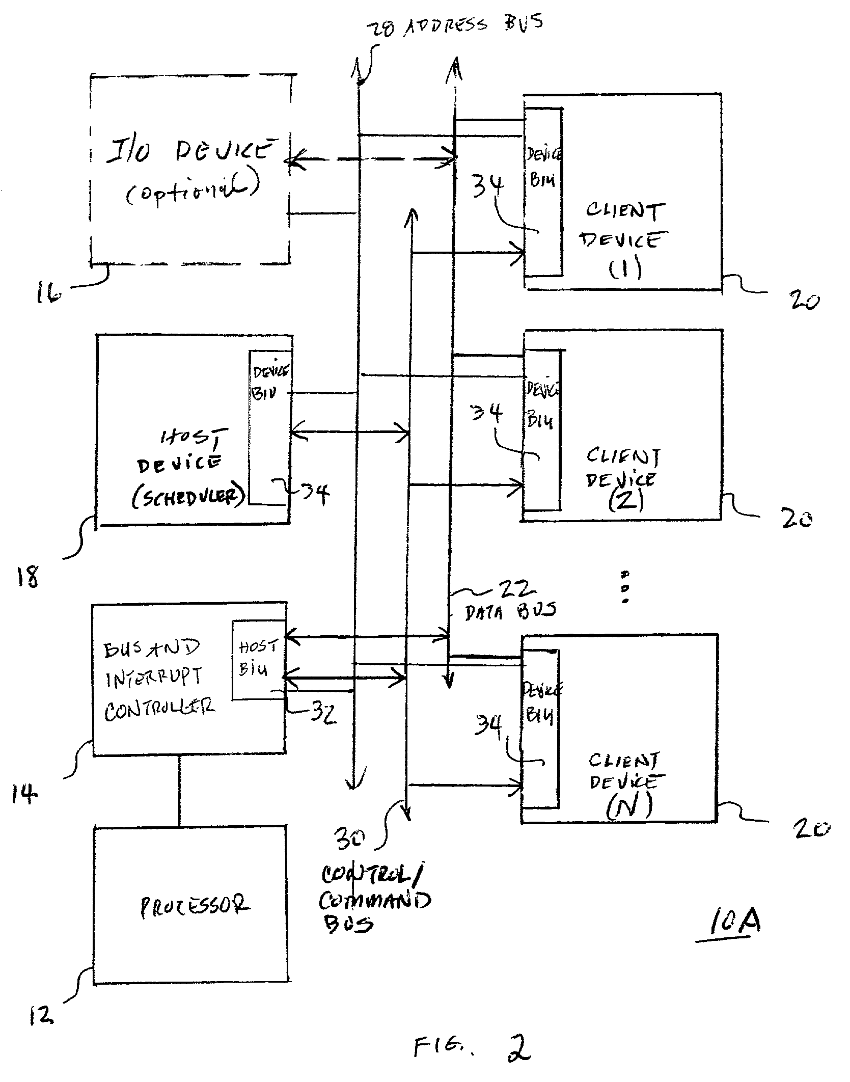 System for video processing control and scheduling wherein commands are unaffected by signal interrupts and schedule commands are transmitted at precise time