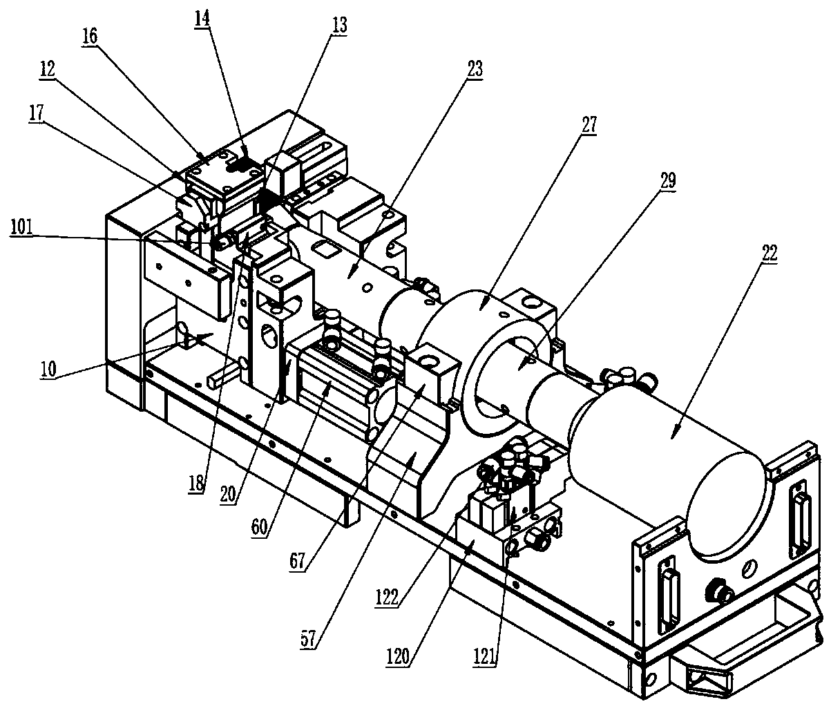 Ultrasonic welding device for automobile wiring harness