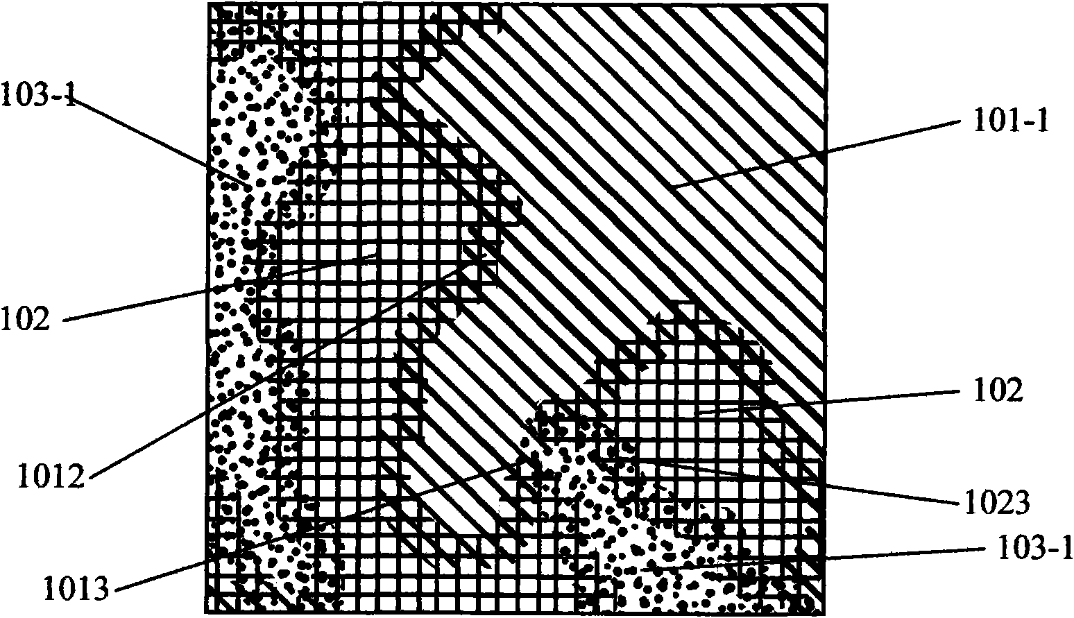 Three-dimensional antique stone produced by flowing-imitating magma and producing method thereof