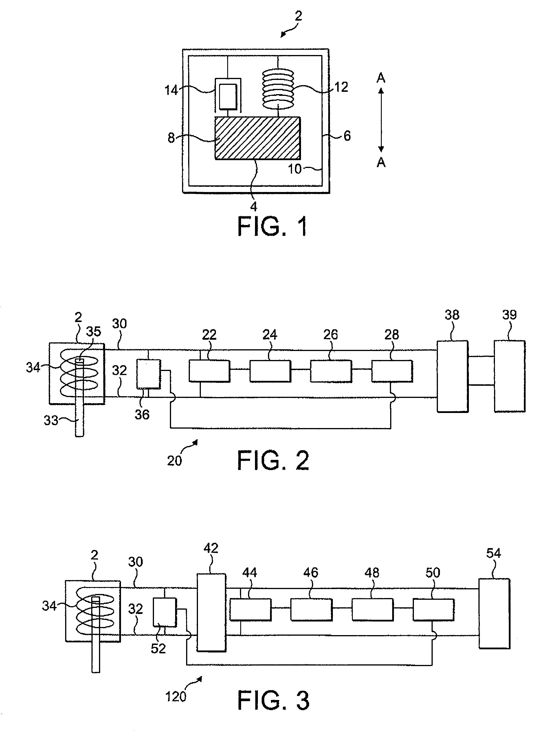 Electromechanical generator for, and method of, converting mechanical vibrational energy into electrical energy