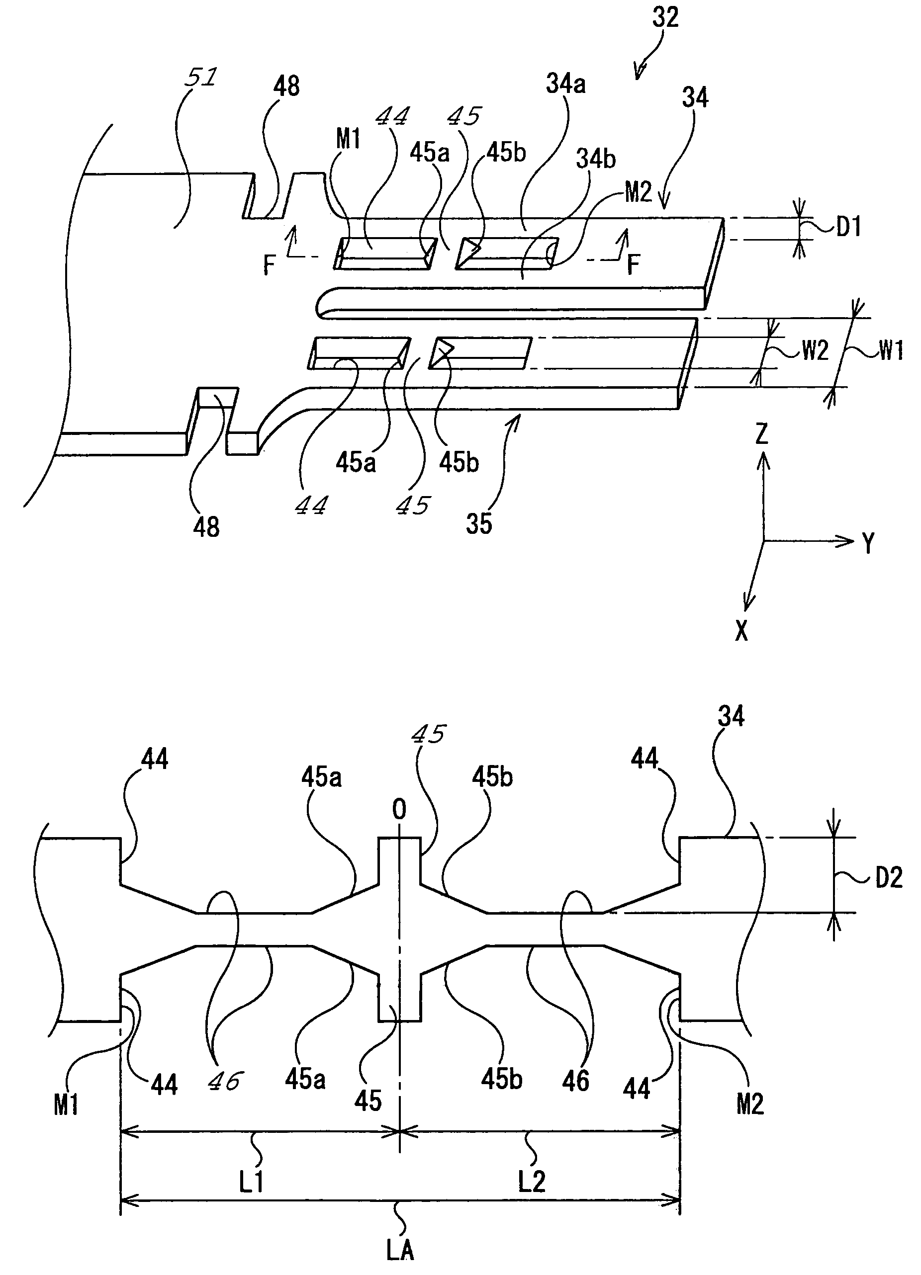 Piezoelectric vibration piece, piezoelectric device using piezoelectric vibration piece, portable phone unit using piezoelectric device, and electronic equipment using piezoelectric device