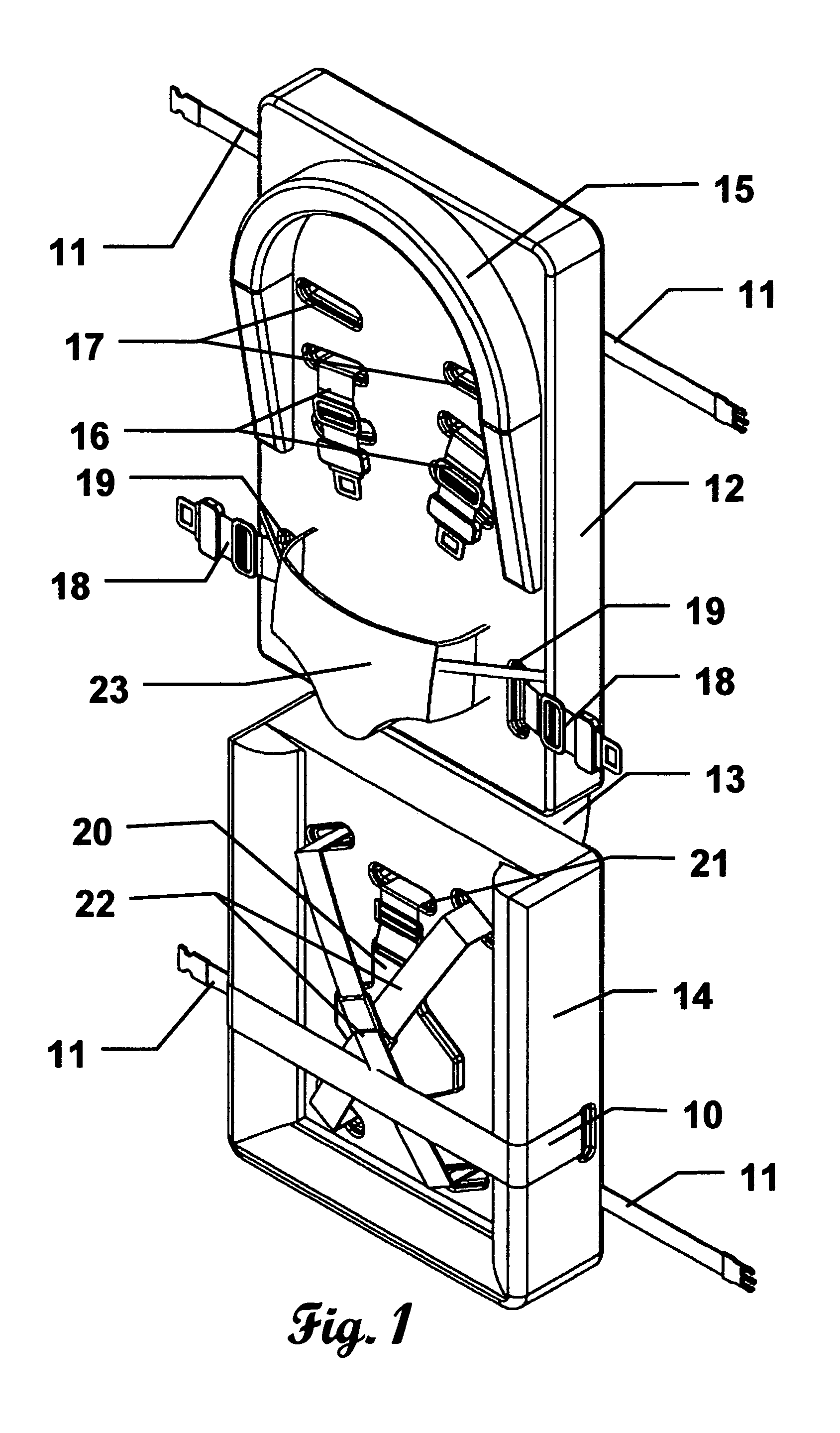 Safe hug child restraint device