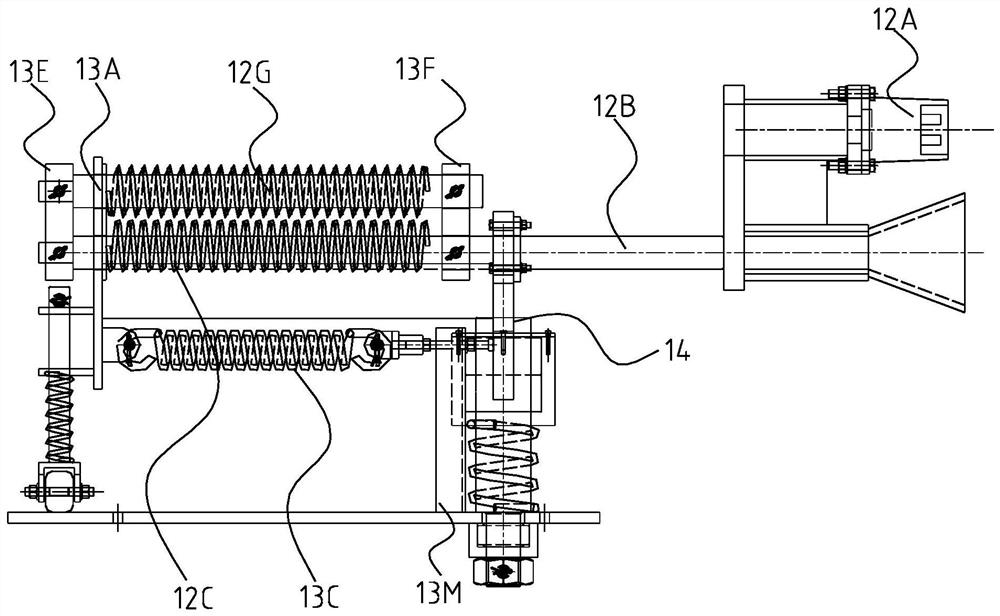 Automatic plug device and rolling stock power supply automatic connector