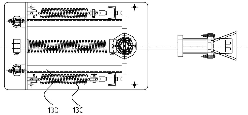 Automatic plug device and rolling stock power supply automatic connector