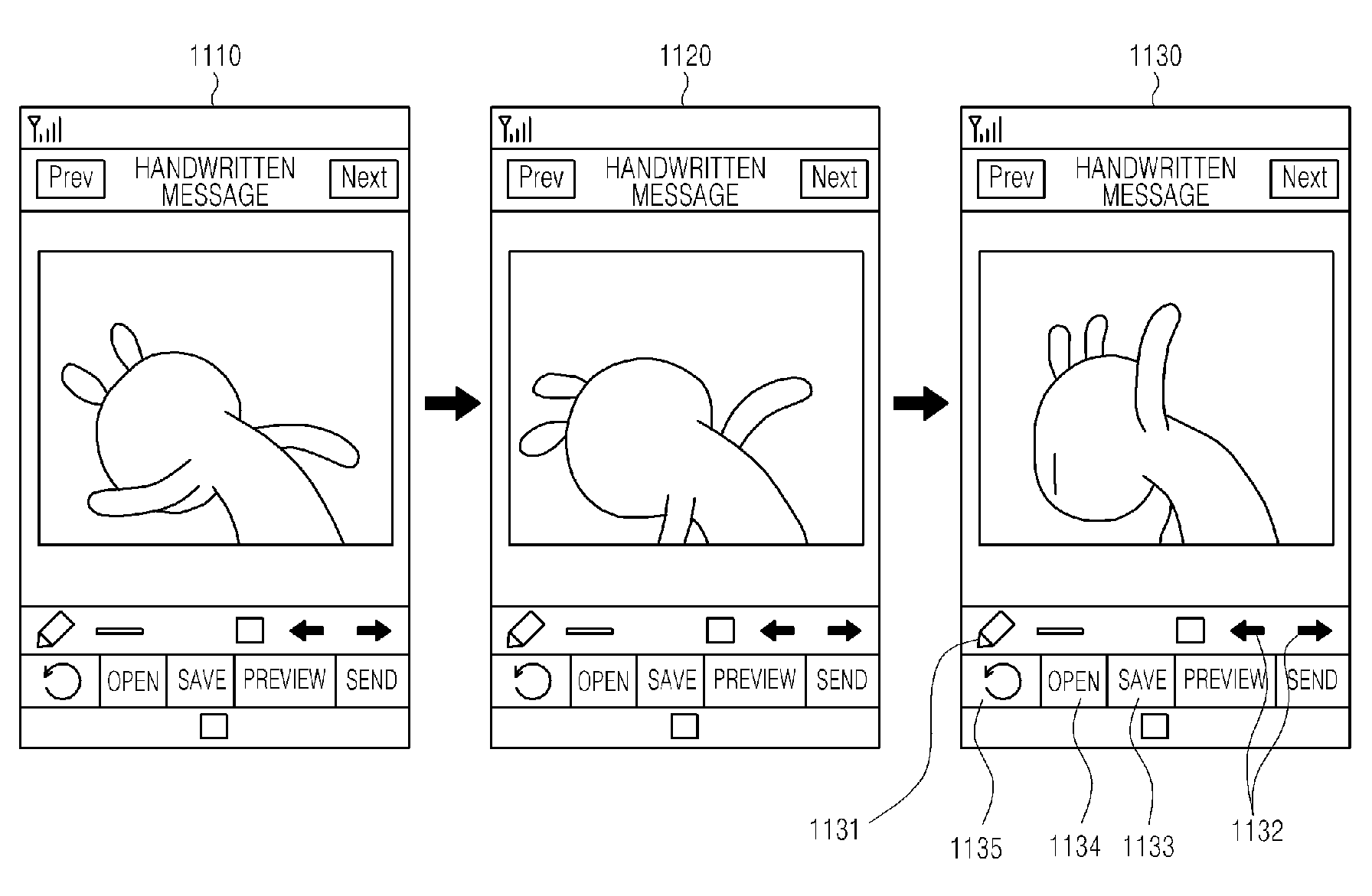 Method and apparatus for generating and playing animated message