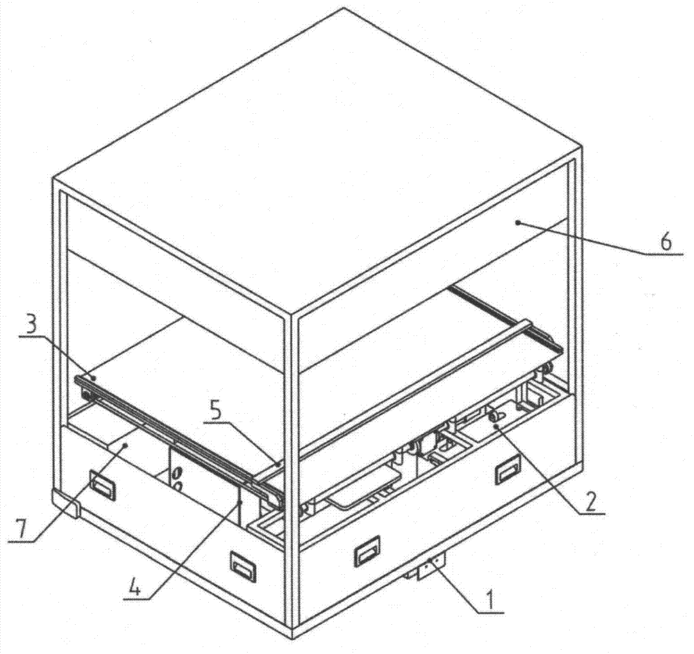 Magnetic navigation feeding trolley