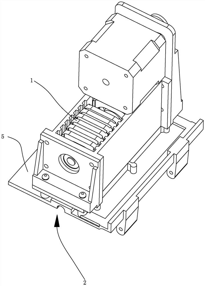 Sliding shoe pair extrusion device of peristaltic pump and peristaltic pump