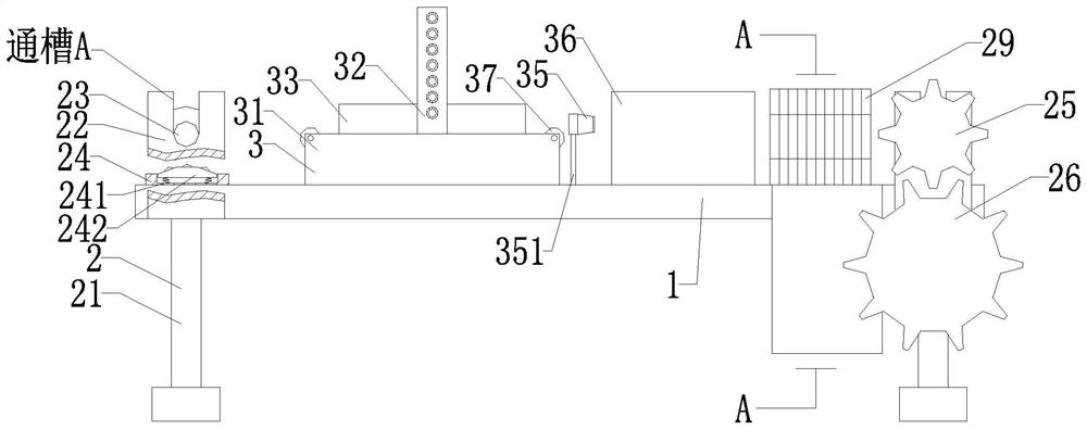 Double-core yarn production device and production method