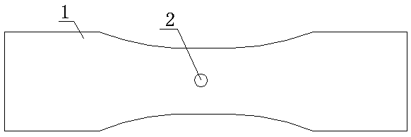 Method for preparing corrosion pit in metal material sample